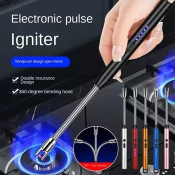 Rechargeable Electric USB Lighter Stove Lighter Long Neck Led Best Quality