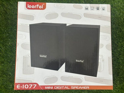 Leerfei Mini Digital Speaker | Leerfei E-1077 Speaker | Best Quality Speaker | Best Portable Speaker