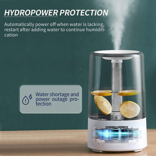 Lh-192 Humidifier – Hot & Cold Mist With 4l Water Tank, 12-hour Continuous Operation & Scent Addition Option