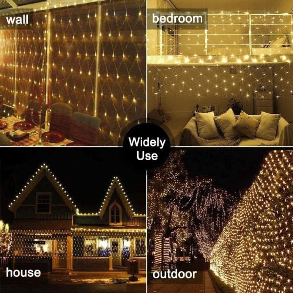 Net Outdoor Mesh Fairy Light For Decoration Waterproof 1.5×1.5 Meter Direct Electric