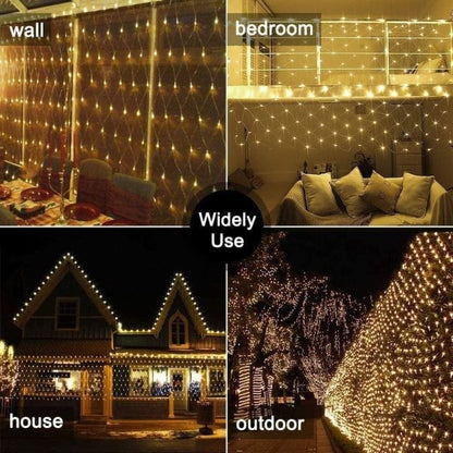 Net Outdoor Mesh Fairy Light For Decoration Waterproof 1.5×1.5 Meter Direct Electric